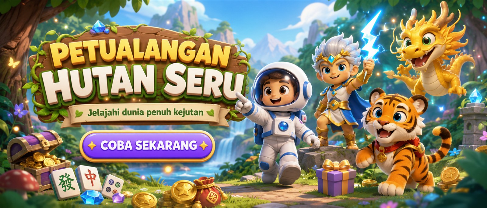 Petualangan Hutan Seru visual